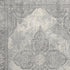 2' X 4' Gray Distressed Medallion Area Rug